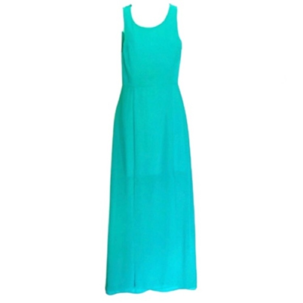 Elegant Gianni Bini Tiffany blue or sea green Teal Maxi Dress in XS size